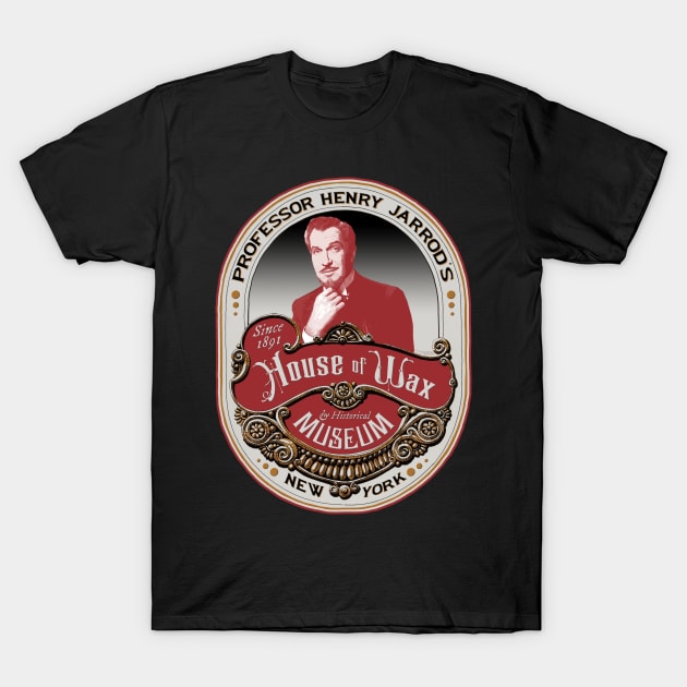 Vincent Price House of Wax T-Shirt by hauntedjack